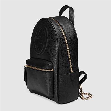 gucci soho leather backpack replica|black gucci backpack.